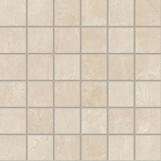 Emilceramica Tele di Marmo Reloaded Marfil Ordonez Mosaico 5x5 Full Lappato - Gres Porcellanato di Emilceramica - Prezzo solo €40.34! Compra ora su CEGO CERAMICHE