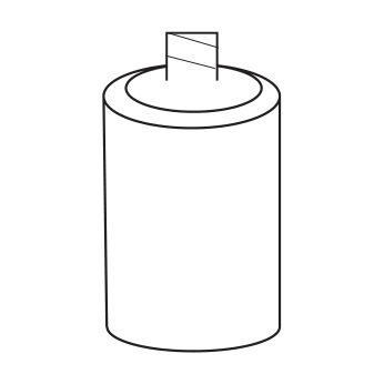 Tl Bath ricambio contenitore pvc per dosatore sapone liquido 0020/R - disegno tecnico originale del catalogo Tl Bath