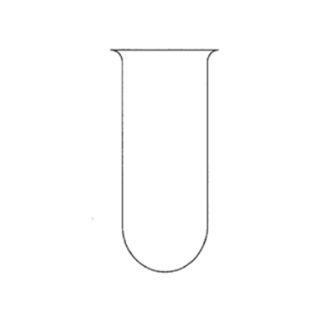 Tl Bath ricambio tazza vetro satinato 0251/R - disegno tecnico originale del catalogo Tl Bath