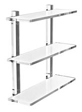 Tl Bath Giglio scaffale 3 piani cm 60 plexiglass 0601/60