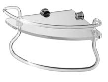Tl Bath Giglio angolare doccia con ringhiera e portasalviette 0620