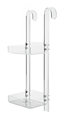 Tl Bath For Box portaoggetti 2 piani con gancio 1112