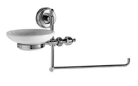 Tl Bath Queen portasapone con portasalviette 6618C