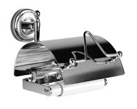 Tl Bath Queen portarotolo coperto ottone cromo 6625