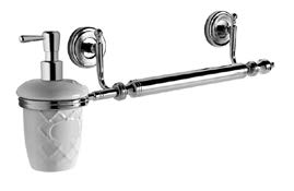 Tl Bath Queen dosatore sapone liquido con portasalviette 6648C