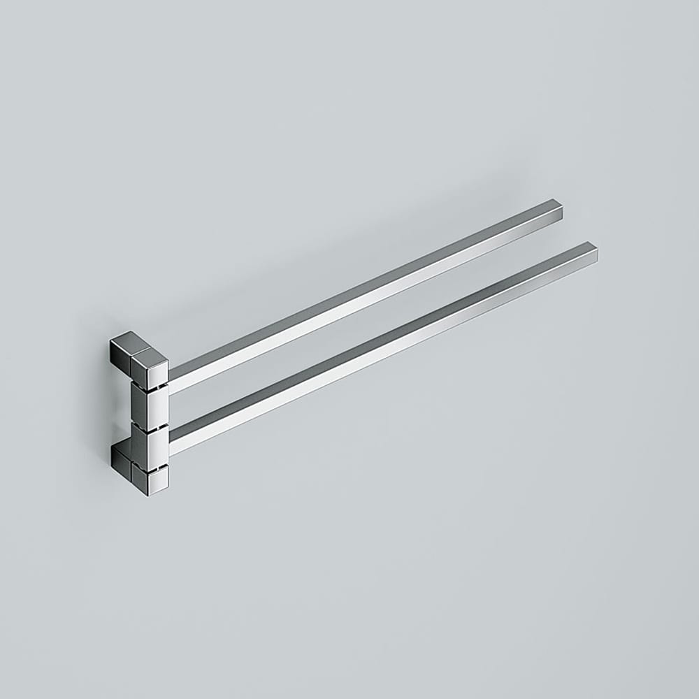 Tl Bath Ciak portasalviette doppio orientabile C419