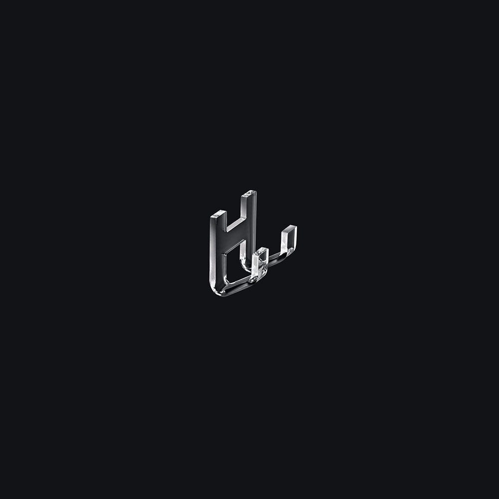 Tl Bath Flesso Plexi appendiabito doppio FLP724