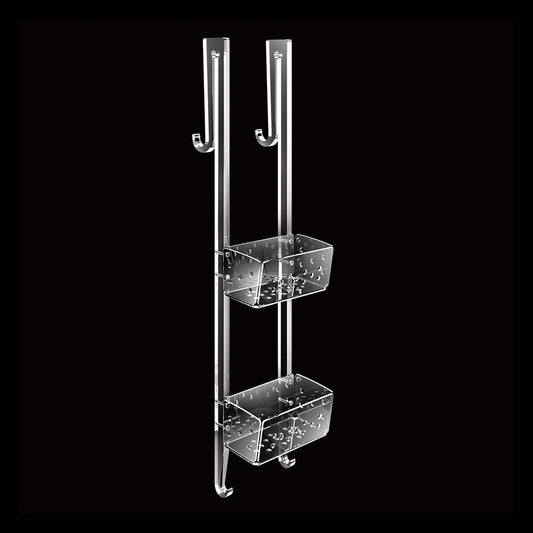 Tl Bath For Box portaoggetti 2 piani con gancio 2142