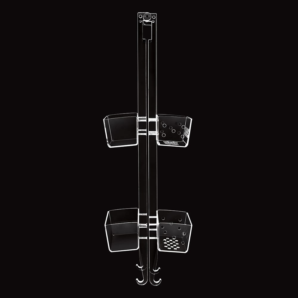 Tl Bath For Box portaoggetti 2 piani con gancio 2162