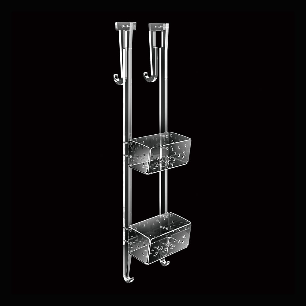 Tl Bath For Box portaoggetti 2 piani con gancio 2182