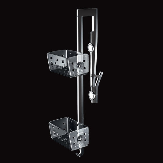 Tl Bath For Box portaoggetti 2 piani con gancio e magnete 2192