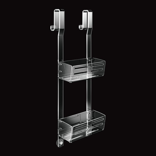 Tl Bath For Box portaoggetti 2 piani con gancio e ventosa 2432