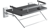Tl Bath Grip mensola con ringhiera e portasalviette G338