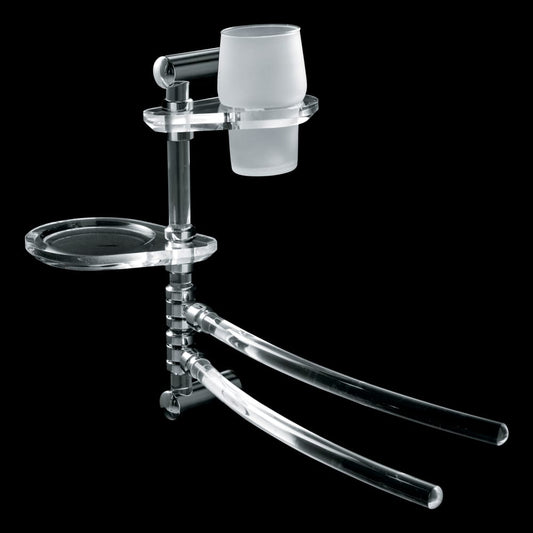 Tl Bath Gardenia colonna attrezzata plexiglass e cromo 2578