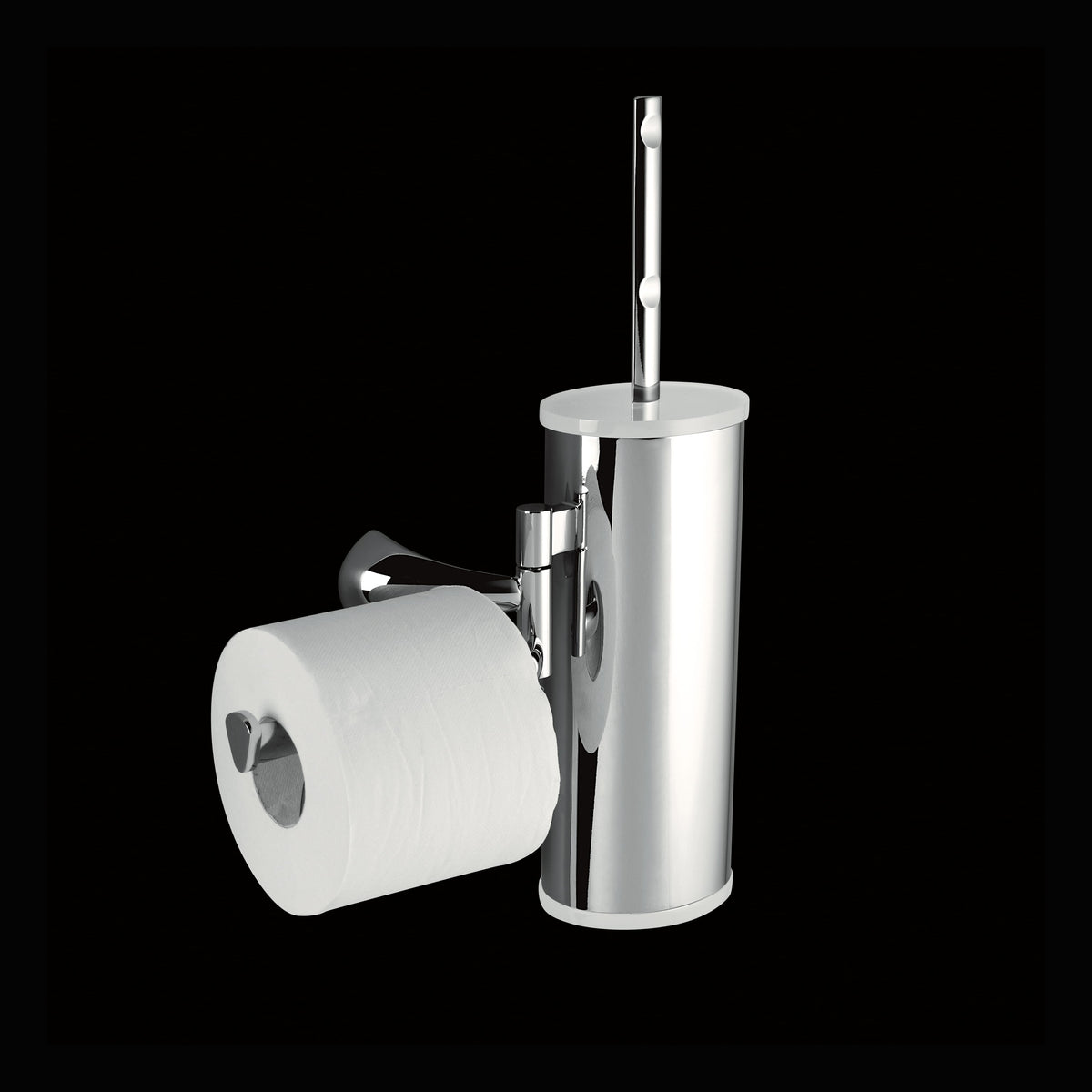Tl Bath Kor portascopino a parete con portarotolo sinistro 5526SX