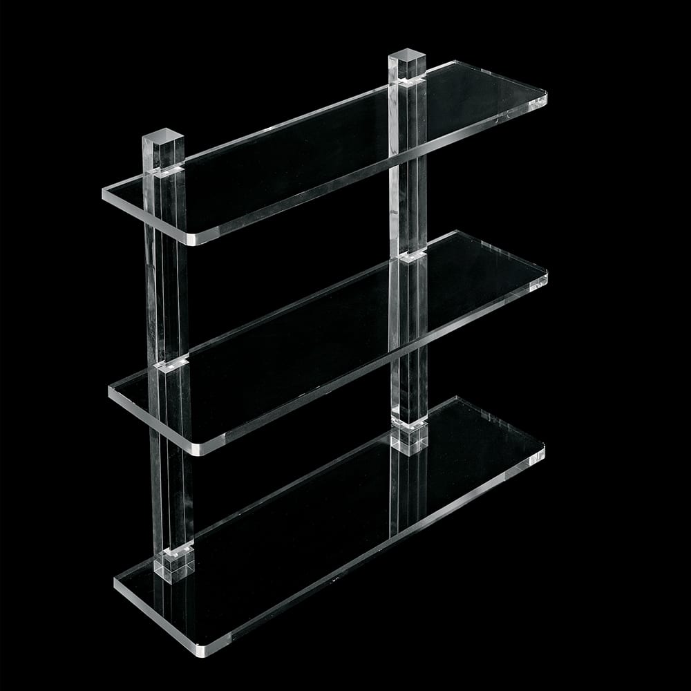 Tl Bath Luce scaffale 3 piani in plexiglass plexiglass 3 - level shelf unit L001/60