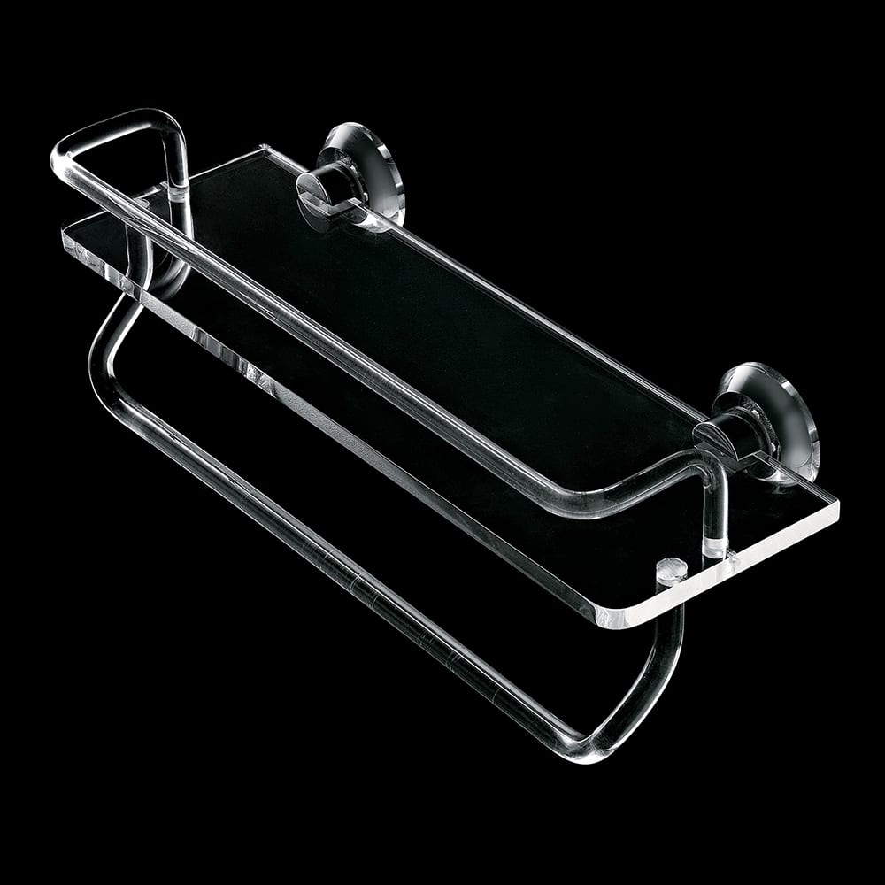 Tl Bath Luce mensola con ringhiera e porta salviette L021
