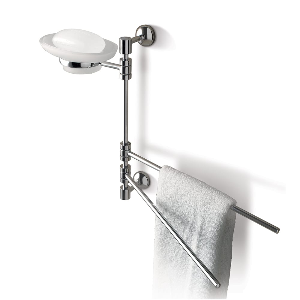 Tl Bath Riviera portasapone con portasalviette orientabile 1527