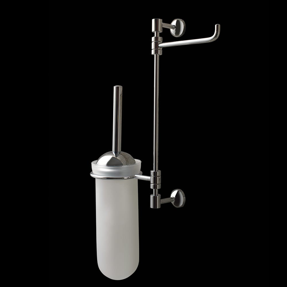 Tl Bath Riviera portascopino con portarotolo a parete orientabile 1526