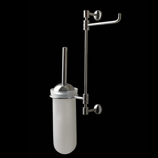 Tl Bath Riviera portascopino con portarotolo a parete orientabile 1526