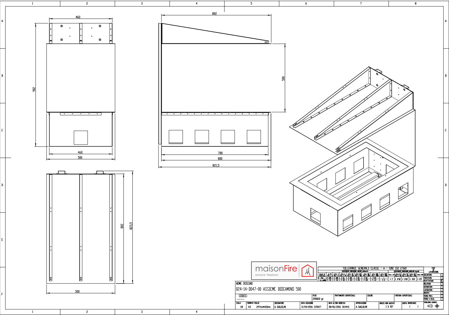 Camino a Bioetanolo Trilato Classico Bio maisonFire - Camini a Bioetanolo di maisonFire - Prezzo solo €2964! Compra ora su CEGO CERAMICHE