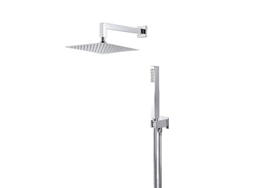 Vema Kit doccia Wellness Brass quadro 250x250 mm - codice V08138