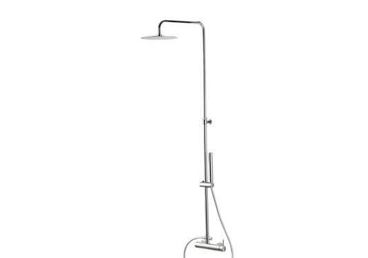 Vema Colonna doccia Wellness Brass a parete tondo - codice V08228