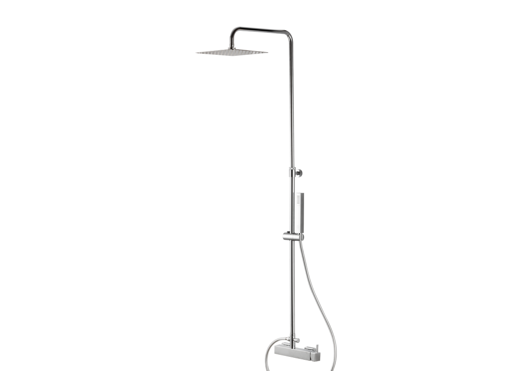 Vema Colonna doccia Wellness Brass a parete quadro - codice V08229