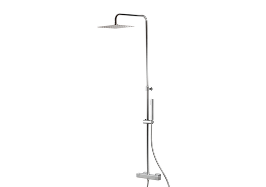 Vema Colonna doccia Wellness Brass a parete termostatico quadro - codice V08231