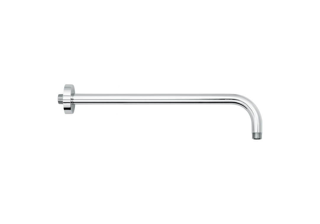 Vema Braccio doccia Wellness Steel a parete tondo 400 mm - codice V08253