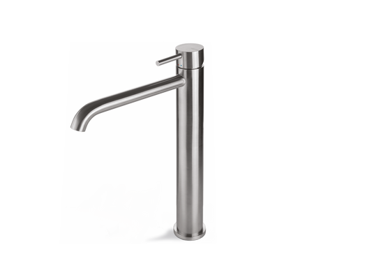 Vema Miscelatore lavabo Tiber Steel alto senza scarico - codice V17021