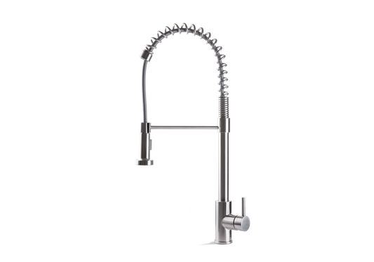 Vema Miscelatore cucina Tiber Steel Kitchen con molla - codice V18030