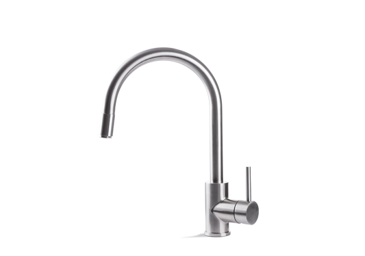 Vema Miscelatore cucina Tiber Steel Kitchen con doccetta estraibile - codice V18040