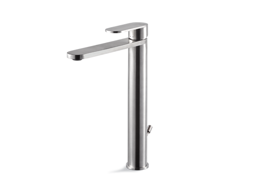 Vema Miscelatore lavabo Ayas Steel alto con scarico - codice V28020