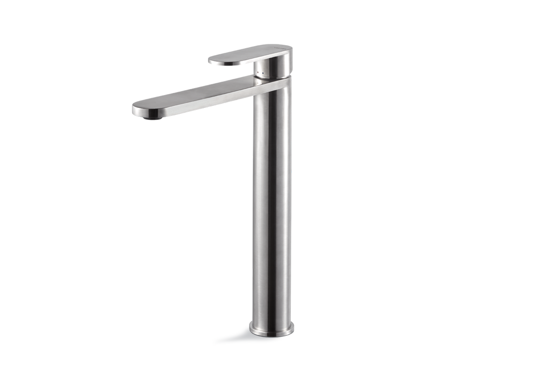Vema Miscelatore lavabo Ayas Steel alto senza scarico - codice V28021
