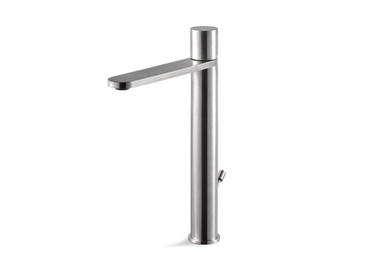 Vema Miscelatore lavabo Veny Steel alto con scarico - codice V29020