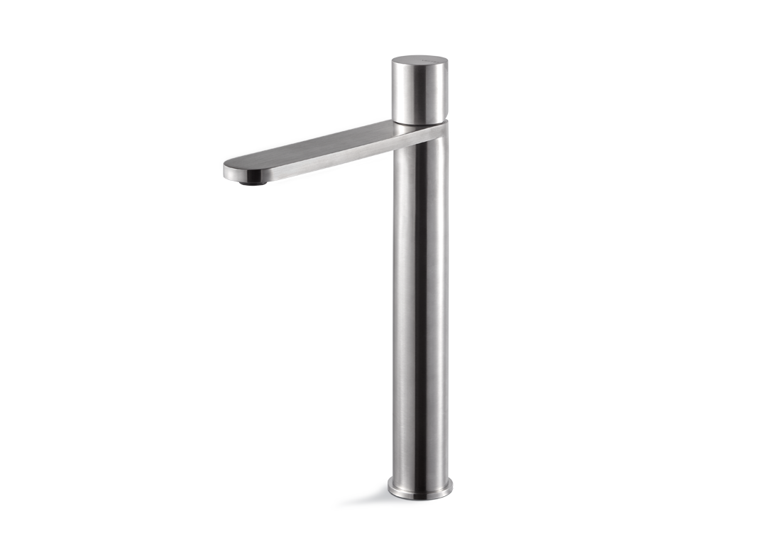 Vema Miscelatore lavabo Veny Steel alto senza scarico - codice V29021