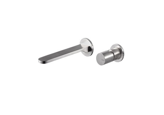 Vema Miscelatore lavabo Veny Steel a parete senza scarico 182 mm - codice V29050