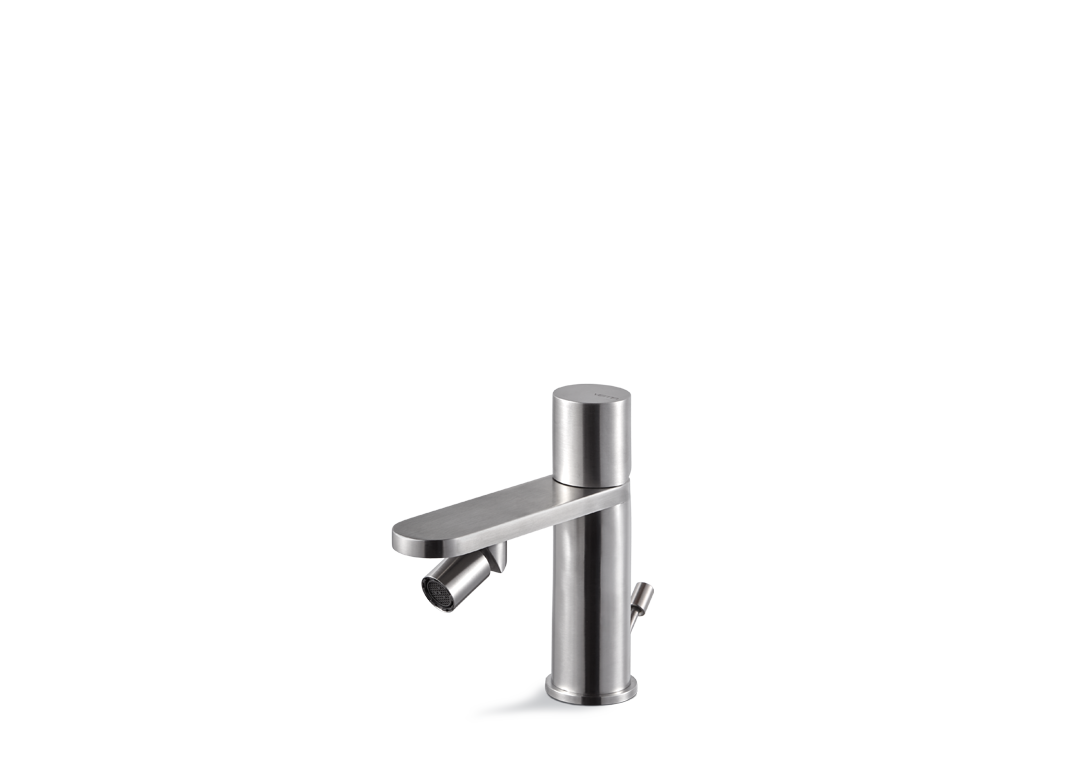 Vema Miscelatore bidet Veny Steel con scarico - codice V29070