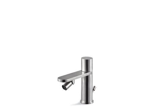Vema Miscelatore bidet Veny Steel con scarico - codice V29070