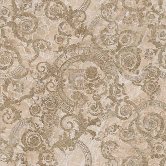 Minimale ufficiale - Versace Gemstone Megabarocco Miele 120x120 Lux 3D