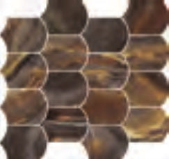 Minimale da catalogo ufficiale - Versace Gemstone Mosaico Wave Mystery Black 35x30,7 Lux