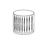 Disegno tecnico PDF ufficiale - Versace Glass Rubinetto Singolo Round (2 Pezzi) - finitura non rappresentata