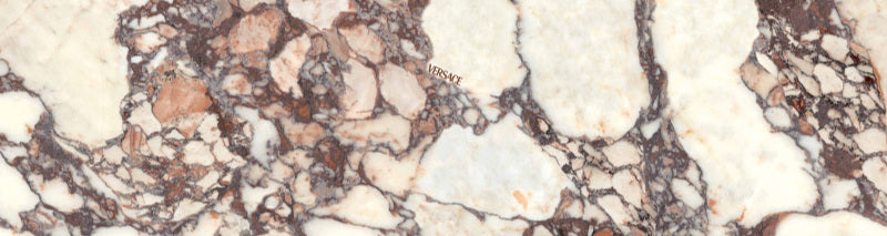 Campione superficie abbinata - Versace Harmony Marble Gradone Top Calacatta Viola 32x120x4,5x2 Antique 3D