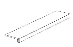 Schema ufficiale pezzo speciale - Versace Maximvs Gradone Top Statuario White 32x120x4,5x2 Lux - finitura non rappresentata