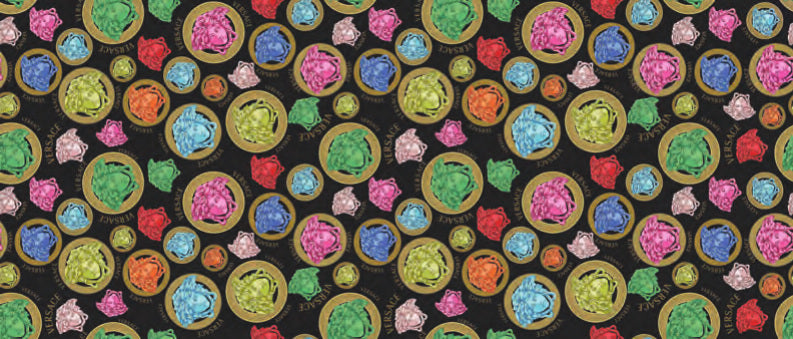 Minimale da catalogo ufficiale - Versace Manifesto Medusa Color 120x280 Lux