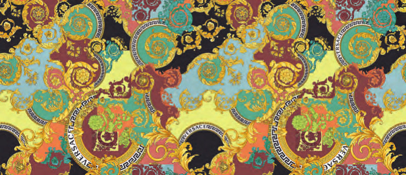 Minimale da catalogo ufficiale - Versace Manifesto Megabarocco Color 120x280 Lux
