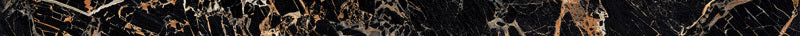 Campione superficie abbinata - Versace Maximvs Battiscopa Black & Gold 5,5x120 Lux