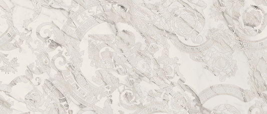 Minimale ufficiale - Versace Maximvs Megabarocco Statuario White 120x280 Lux