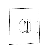 Disegno tecnico PDF ufficiale - Versace Superbe Miscelatore Termostatico - finitura non rappresentata